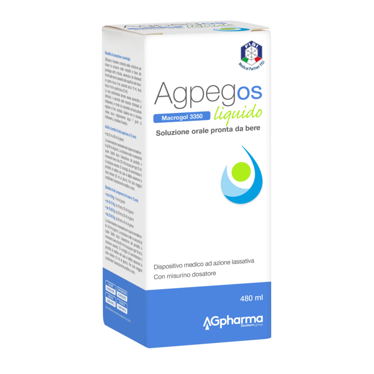 Agpeg OS Liquido Macrogol 3350 AGpharma 480ml