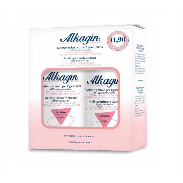 Alkagin® Ph 7 Detergente Intimo Lenitivo Bipack 2x400ml