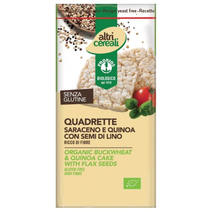 Altri Cereali Quadrette Al Grano Saraceno E Quinoa Probios 130g