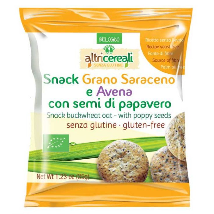 Altri Cereali Snack Grano Saraceno E Avena Con Semi Di Papavero Probios 35g
