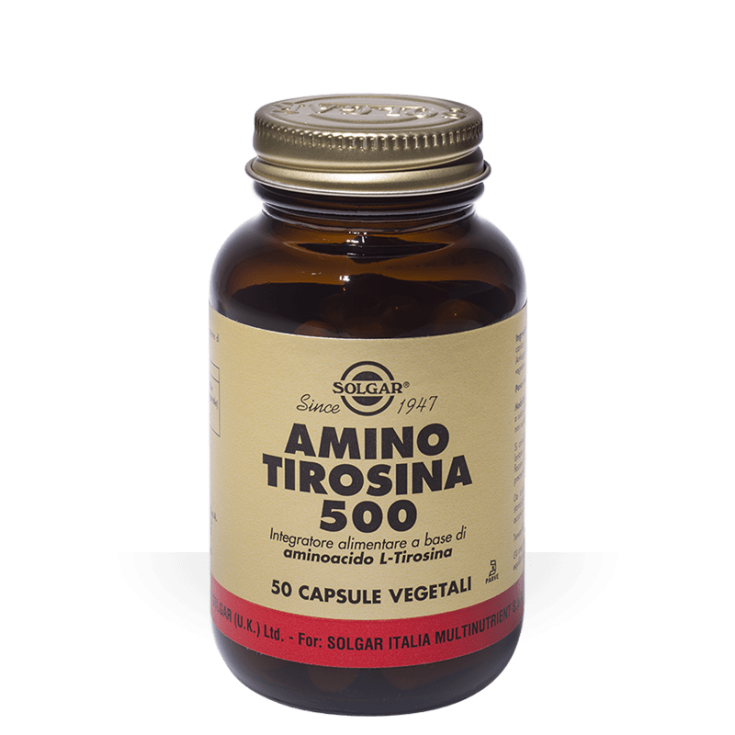 Amino Tirosina 500 Solgar 50 Capsule Vegetali