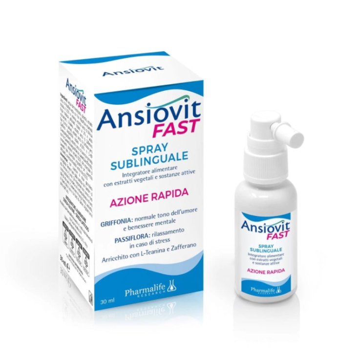 Ansiovit Fast Spray Sublinguale PharmaLife 30ml