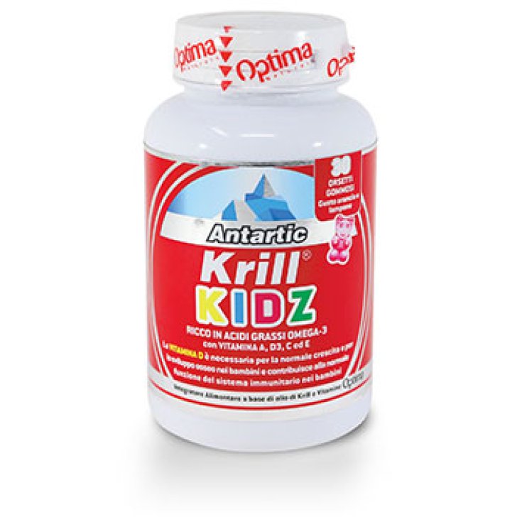 Antartic Krill® Kidz Vitamina D Optima Naturals 30 Caramelle