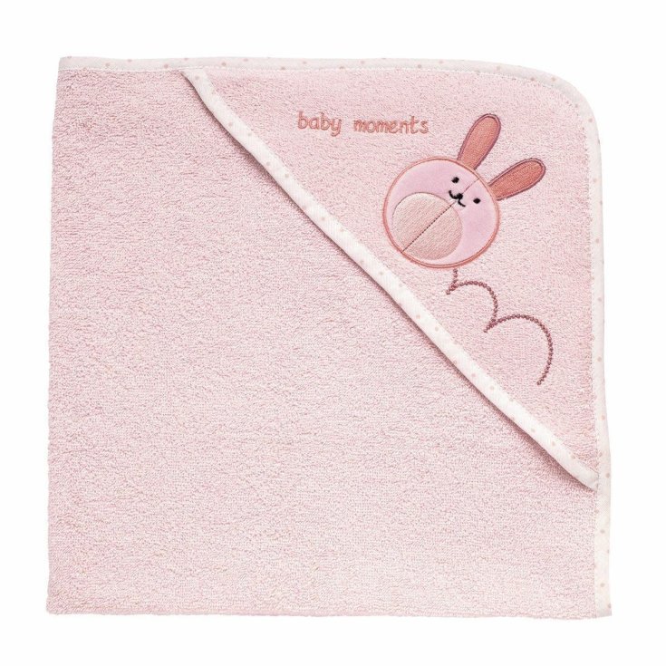 Asciugamano Neonato Simpatico Coniglietto Rosa 0m+ Chicco®