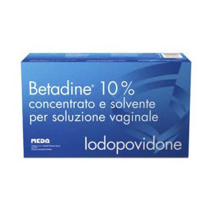 Betadine 10% Meda 5 Flaconi + 5 Fialette + 5 Cannule