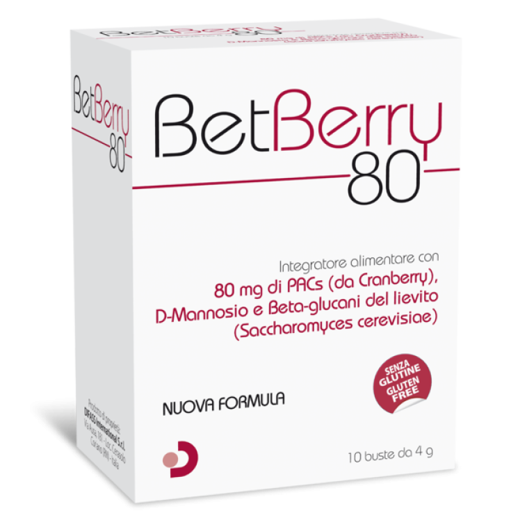 Betberry 80 Difass 10 Bustine Da 4g
