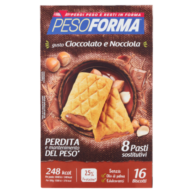 Biscotto Cioccolato E Nocciola Pesoforma® 16x33g