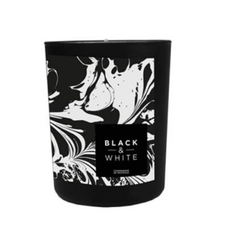 Black & White Candela Profumata Thé Noir Compagnie De Provence 180g