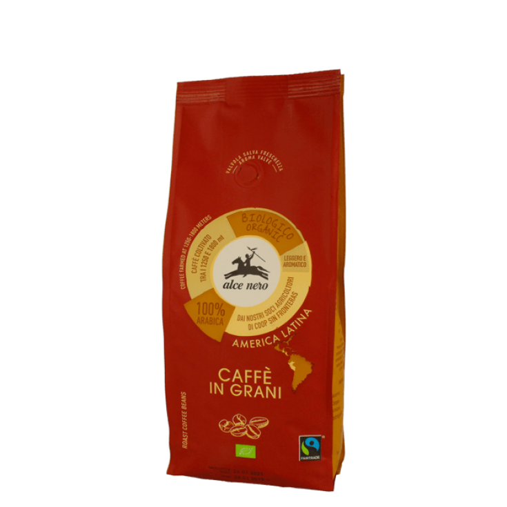 Caffe 100% Arabica In Grani Biologico Alce Nero 500g