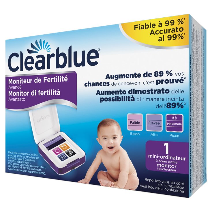 Monitor Di Fertilità Avanzato Clearblue® 1 Monitor Touchscreen 
