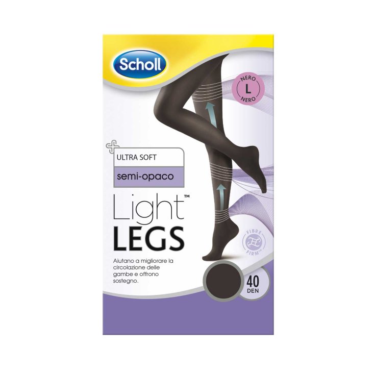 Collant Light Legs 40 Denari Scholl Nero L