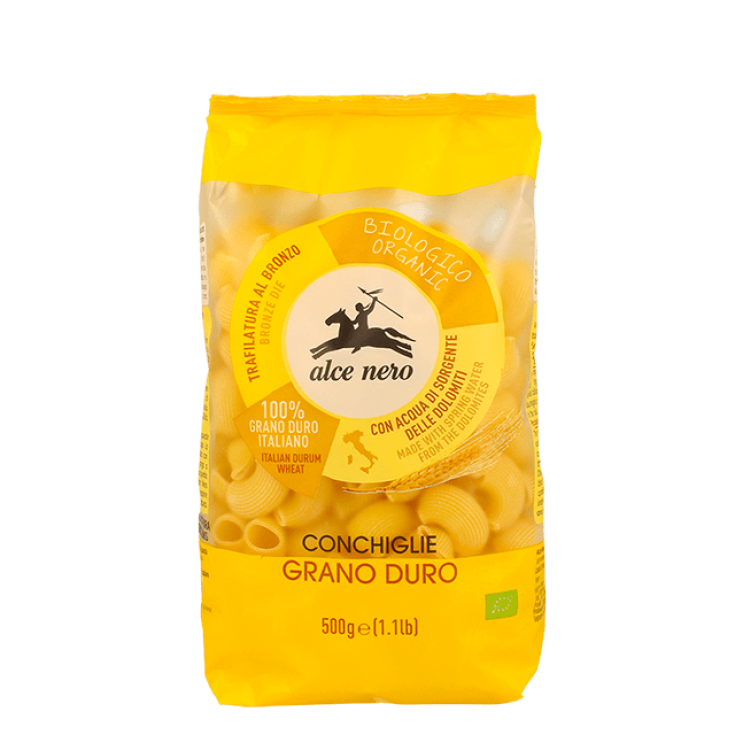 Conchiglie Di Grano Duro Biologiche Alce Nero 500g