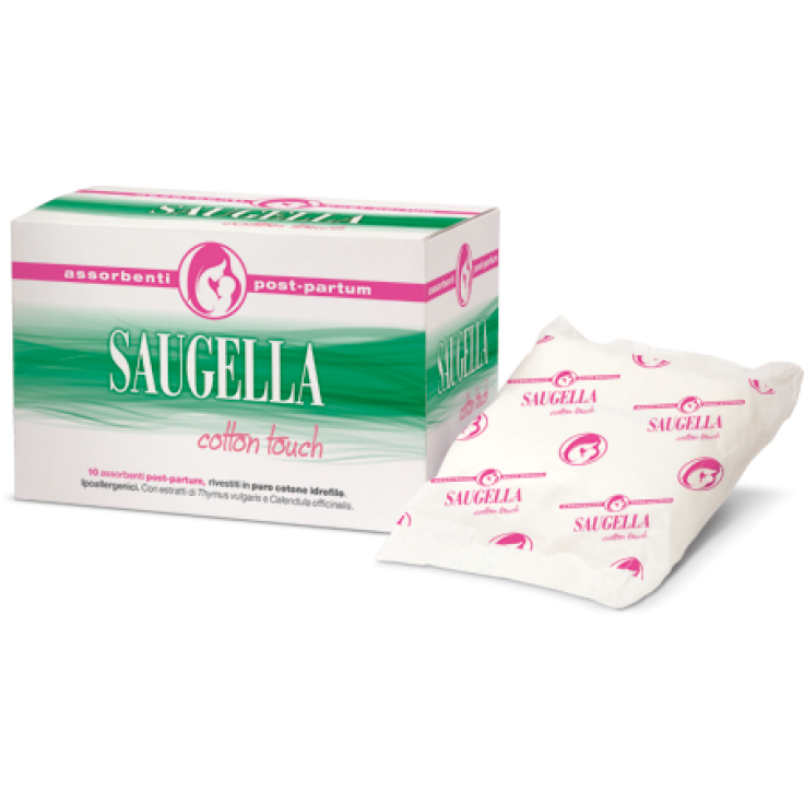 Cotton Touch Assorbenti Post Partum Saugella 10 Assorbenti