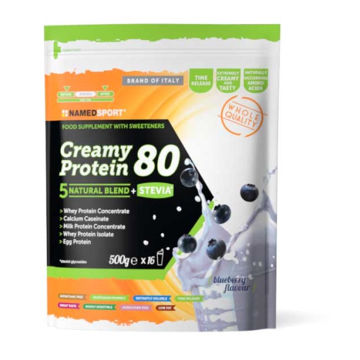 Creamy Protein 80 Blueberry NamedSport 500g