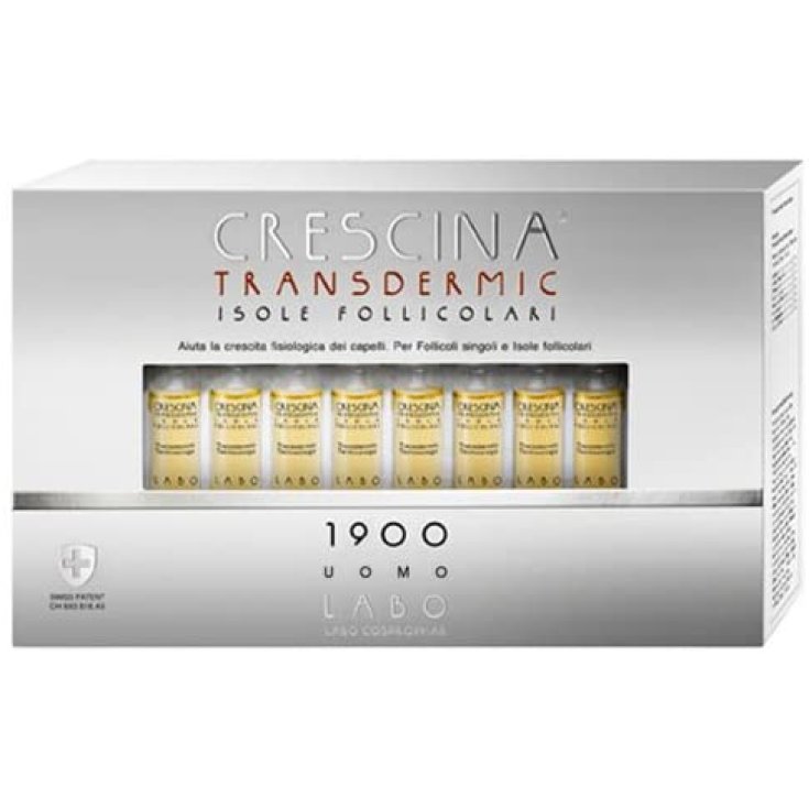 Crescina® Transdermic Isole Follicollari 1900 Uomo Labo 40 Fiale