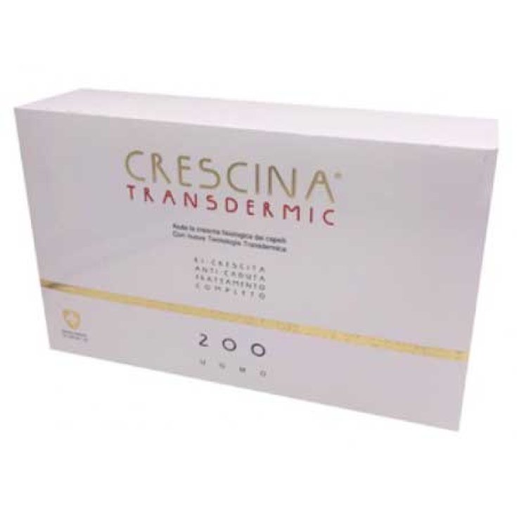 Crescina® Transdermic Trattamento Completo Anti-Caduta E Ri-Crescita 200 Uomo Labo 2x20 Fiale