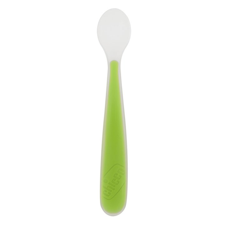 Cucchiaio Morbido In Silicone 6m+ Verde Chicco®