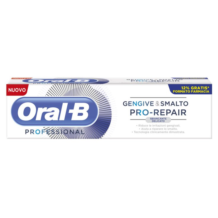 Oral-B® Professional Gengive & Smalto Pro-Repair Sbiancante Delicato Dentifricio 85ml