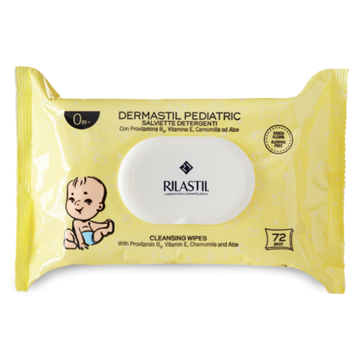 Dermastil Pediatric Salviette Detergenti Rilastil® 72 Pezzi