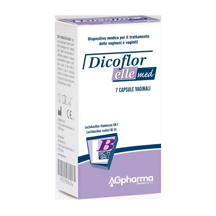 Dicoflor Elle Med AGPharma 7 Capsule Vaginali