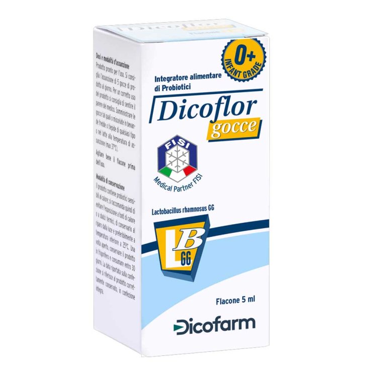 Dicoflor Gocce Dicofarm 5 ml Integratore