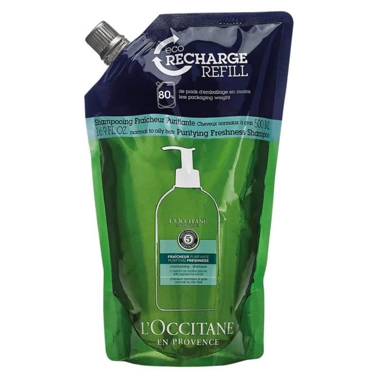 Eco Ricarica Shampoo Pure Fraîcheur Aromachologie L'OCCITANE 500ml