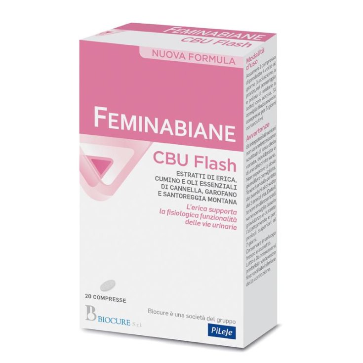FEMINABIANE CBU Flash BIOCURE 20 Compresse