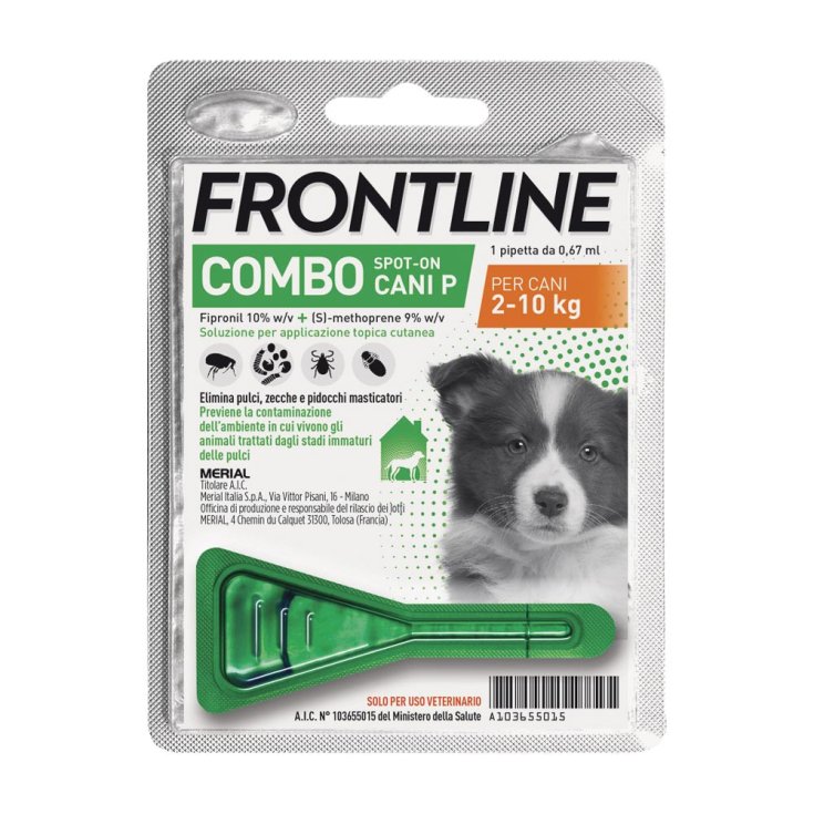 FRONTLINE® COMBO SPOT-ON CANI Da 2-10Kg 1 Pipetta Da 0,67ml