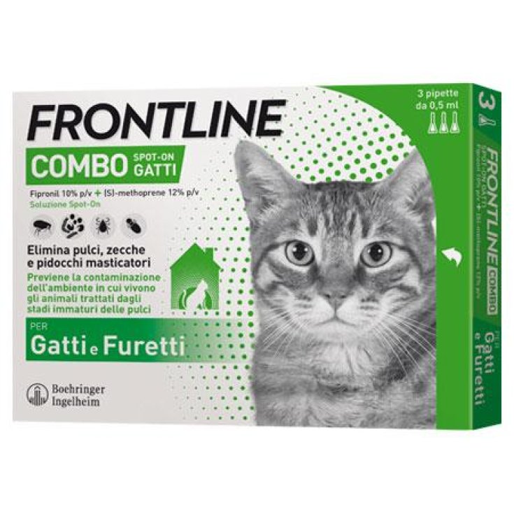 FRONTLINE® COMBO SPOT-ON GATTI 3 Pipette Da 0,5ml