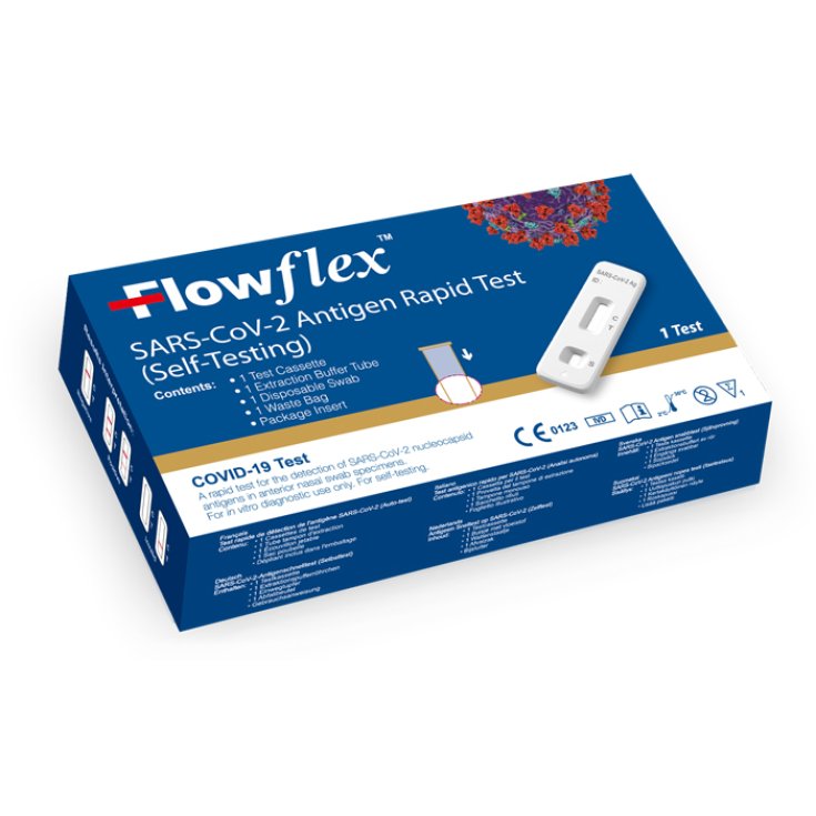 Flowflex™ SARS-CoV-2 Antigen Rapid Test (Self-Testing) 1 Pezzo