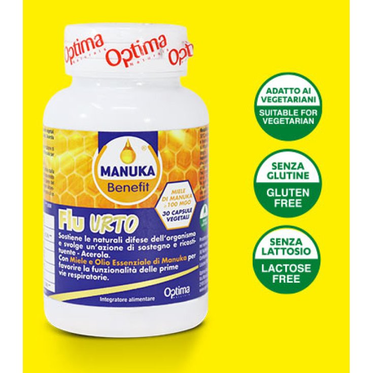 Flu Urto Manuka Benefit® Optima Naturals 30 Capsule
