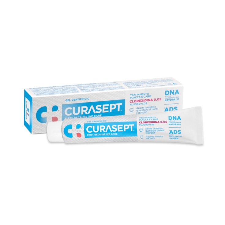 Gel Dentifricio - Clorexidina 0.05 Con ADS+DNA Curasept® 75ml