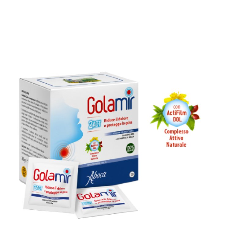 Golamir 2ACT Aboca 20 Compresse Orosolubili