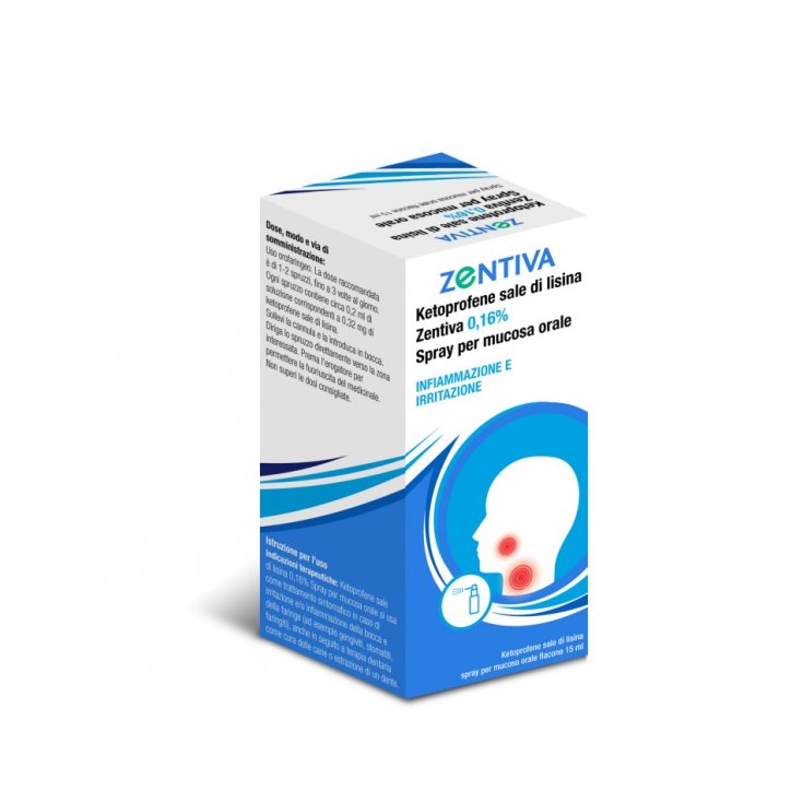 Ketoprofene Sale Di Lisina 0,16% Zentiva 15ml