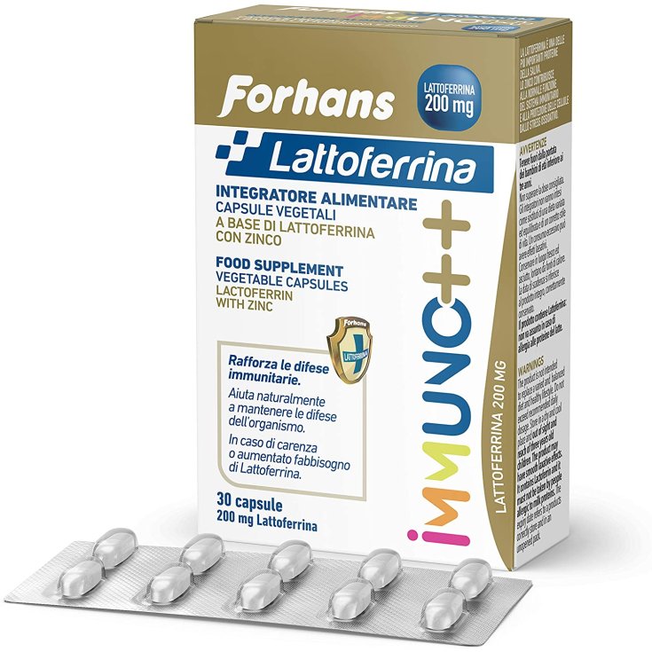 Lattoferrina IMMUNO++ Forhans 30 Capsule