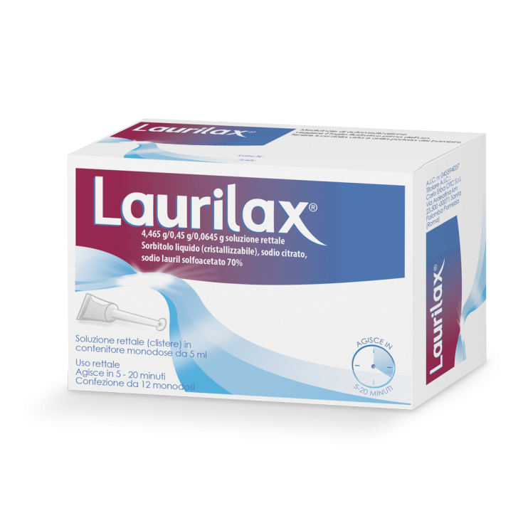 Laurilax® Soluzione Rettale 12 Microclismi Da 5ml