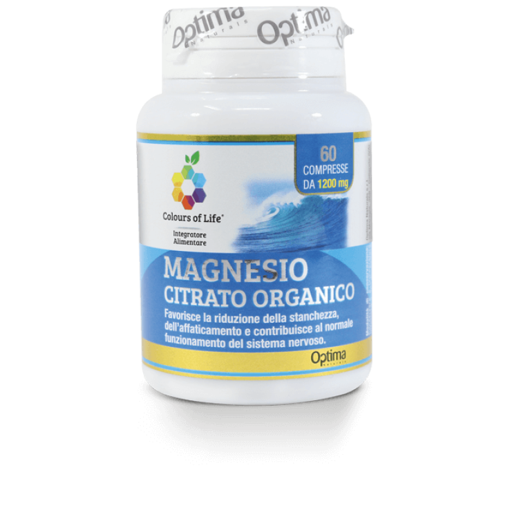 Magnesio Citrato Colours Of Life® Optima Naturals 60 Compresse