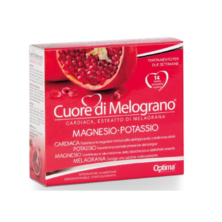 Magnesio Potassio Cuore Di Melograno® Optima Naturals 14 Bustine