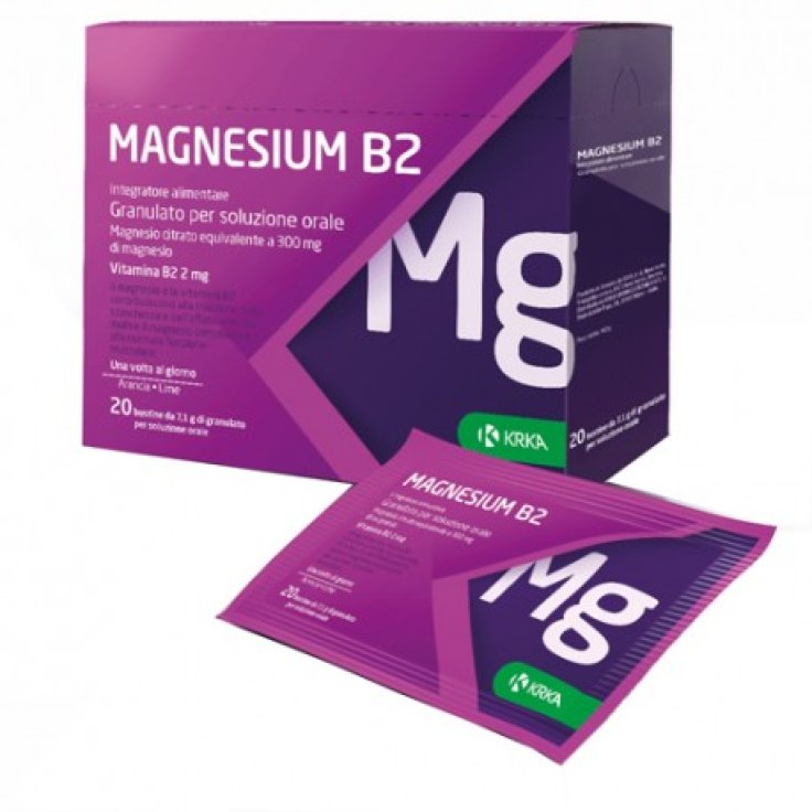 Magnesium B2 300/2mg Krka 20 Bustine