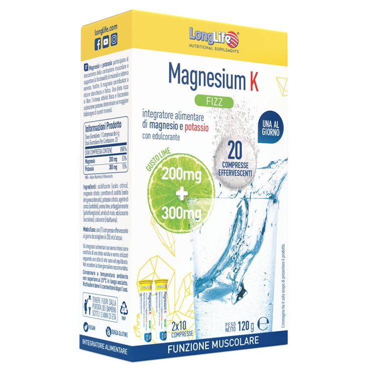 Magnesium K Fizz LongLife® 20 Compresse