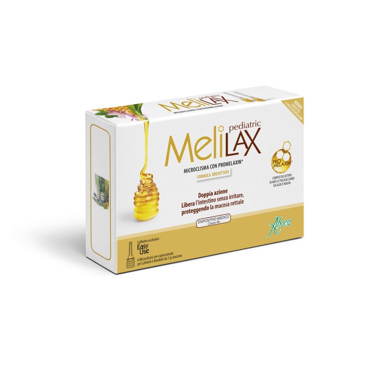 Melilax Pediatric Aboca 6 Microclismi Monouso Da 5g