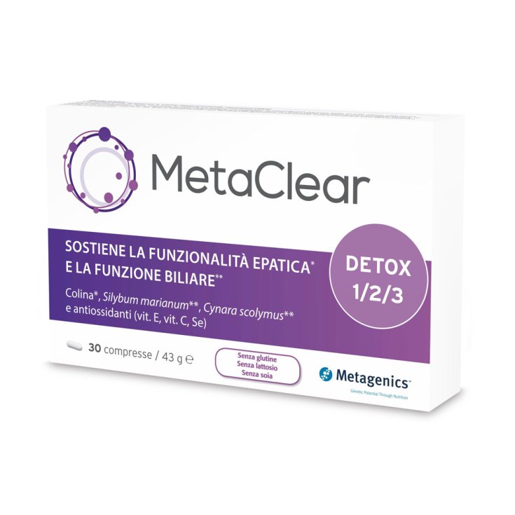 MetaClear Metagenics™ 30 Compresse