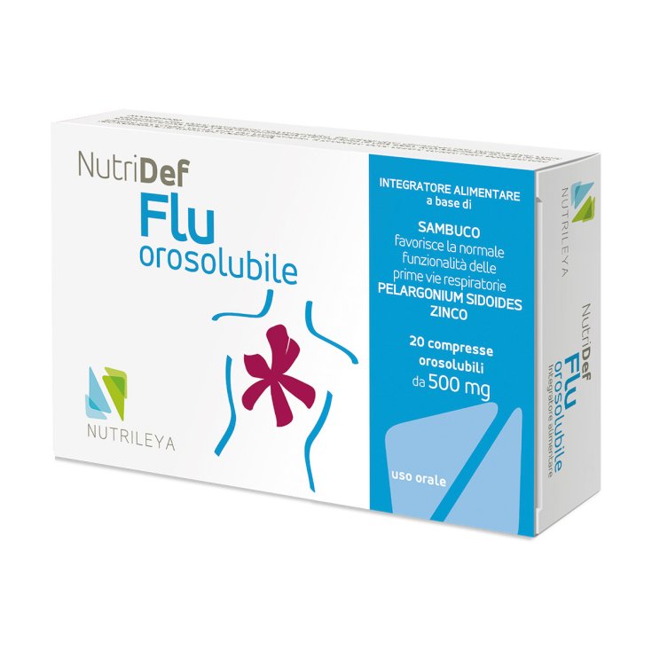 Nutridef Flu Orosolubile Nutrileya 20 Compresse