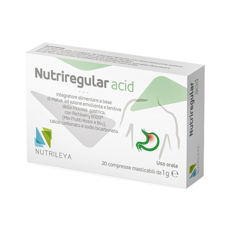 Nutriregular Acid Nutrileya 20 Compresse Masticabili