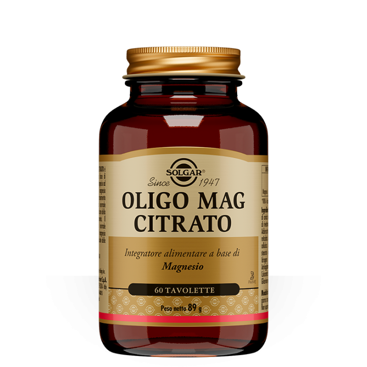 Oligo Mag Citrato  SOLGAR® 60 Tavolette
