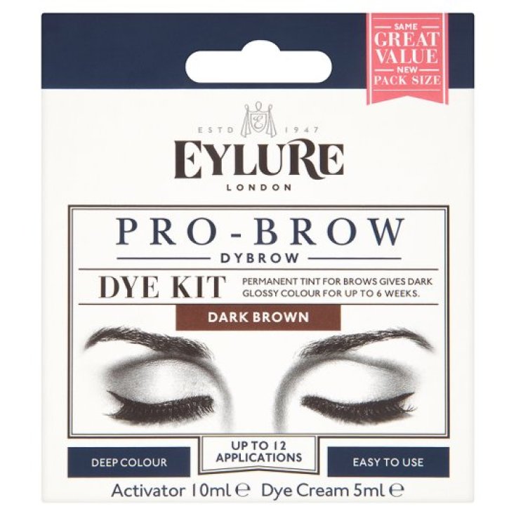 Uragme Eylure PRO-BROW Tintura Permanente Per Sopracciglia Colore Dark Brown