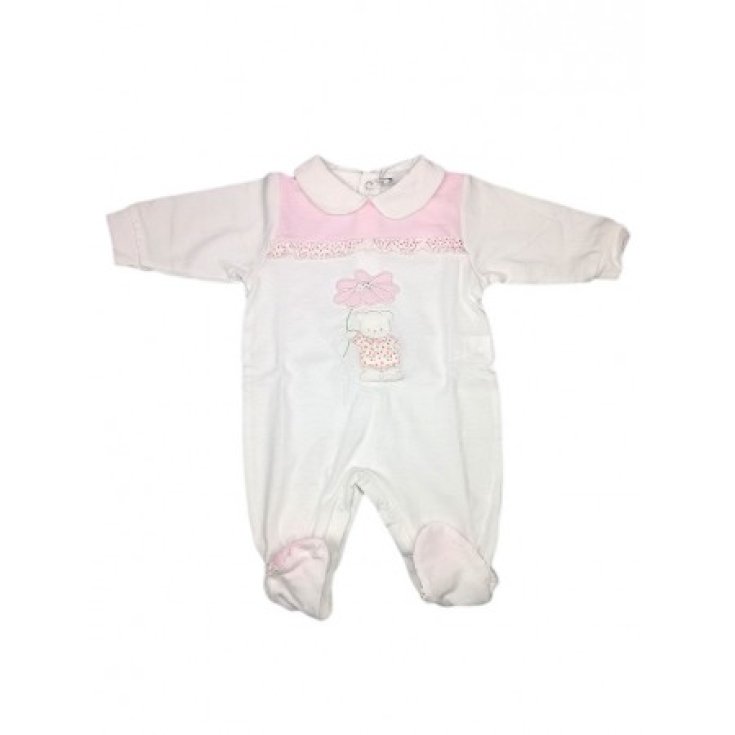 Tuta tutina cotone bimba neonato Will B rosa 3 - 6 m