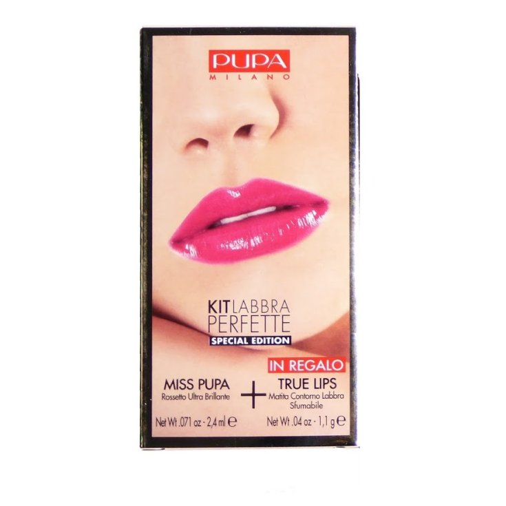 Pupa Kit Labbra Perfette Rossetto Miss Pupa 305 + Matita True Lips 32