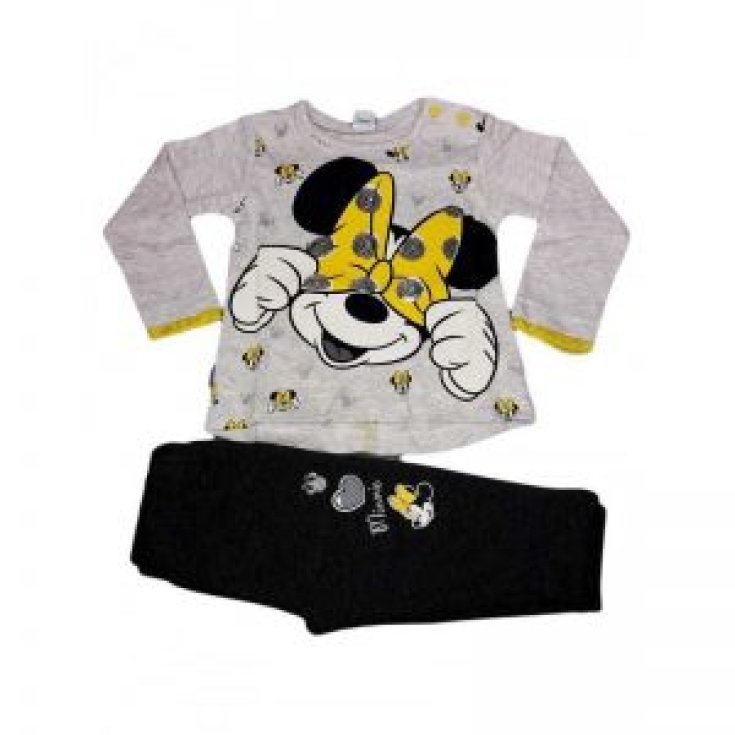 Completo 2pz maglia pantalone leggings bimba neonato Arnetta Disney baby Minnie 18 m
