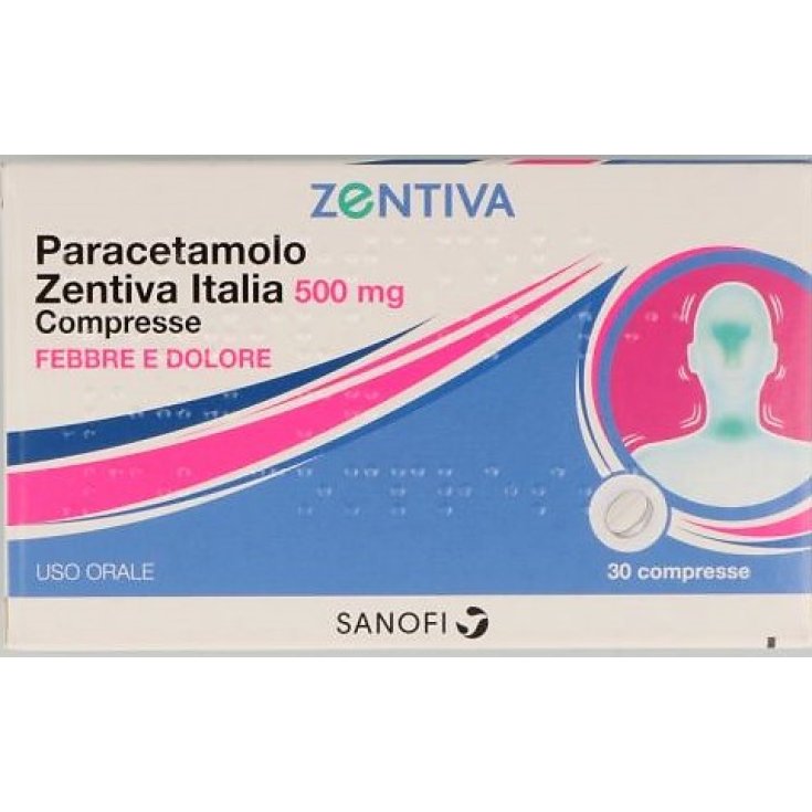 Paracetamol Zentiva 500mg 30 Tablets
